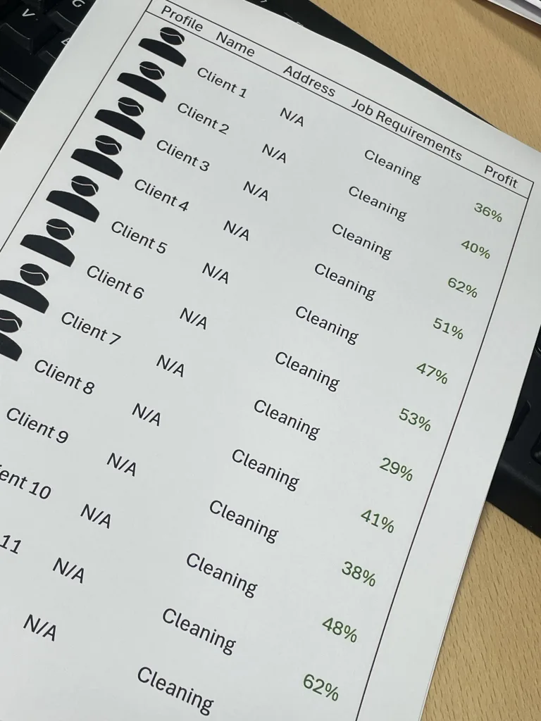 national cleaning company just another client for profit