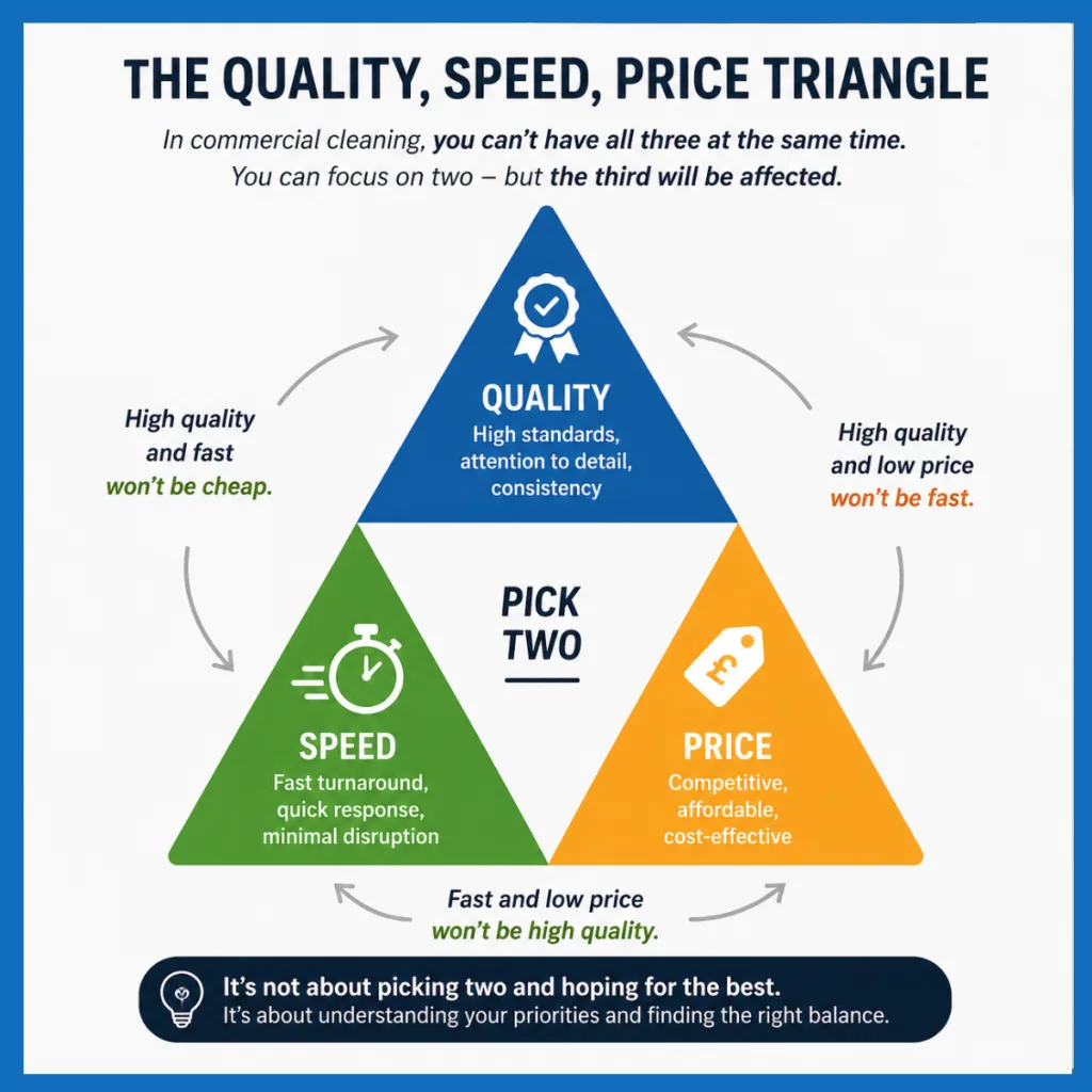 How to balance quality price and budget in your commercial cleaning